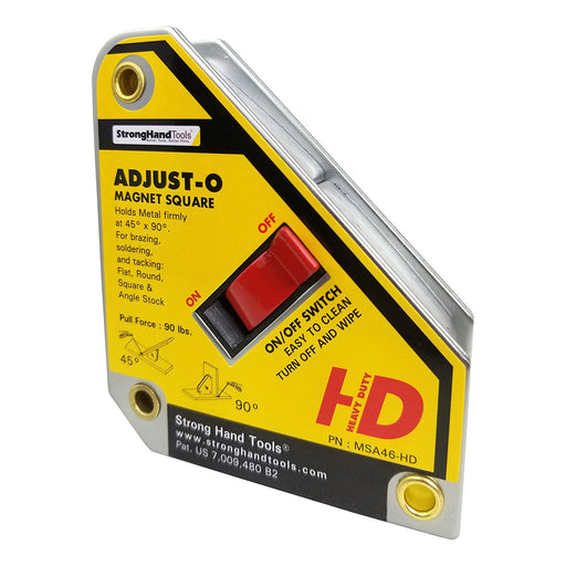 New Strong hand Tools MSA46-HD Adjust-O Magnet Square, 4.375-Inch x 3.75-Inch
