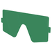 Optrel Inside Cover Lens Dark Green, +2.0 Shade Levels for Panoramaxx and Helix Series, 5 Pack (5000.026)