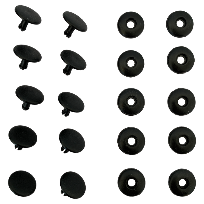 Optrel Repairs Kit for PAPR Face Seals, 10 Rivets and Clamping Disks (5003.515)