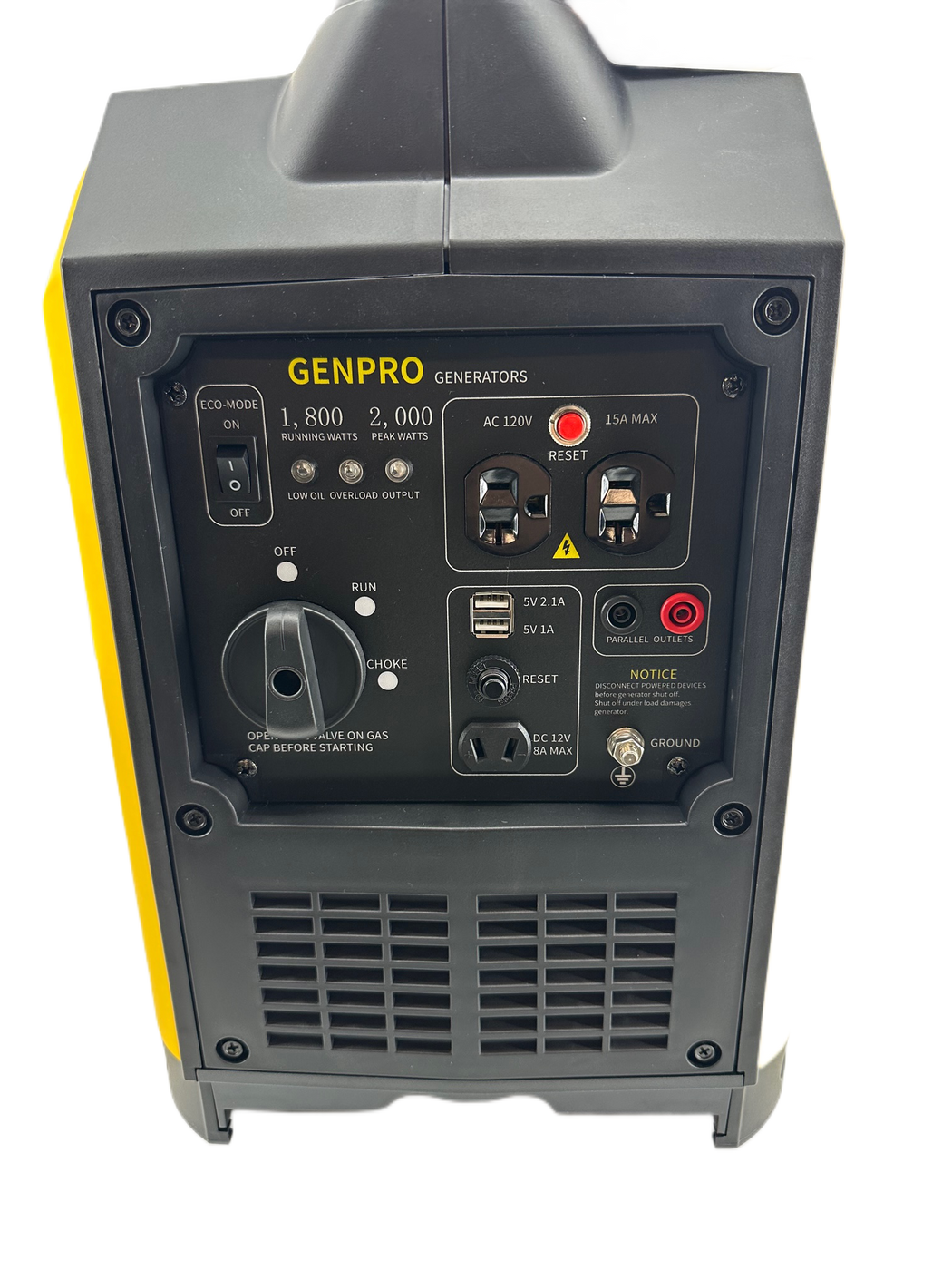 Genpro LL2000iSL 2000W Whisper Quiet Portable Gasoline Inverter Genera ...