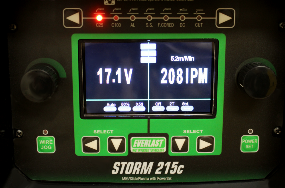 Everlast Storm 215C Multiprocess Mig / Stick Welder / Plasma Cutter Dual Voltage 120v / 240v