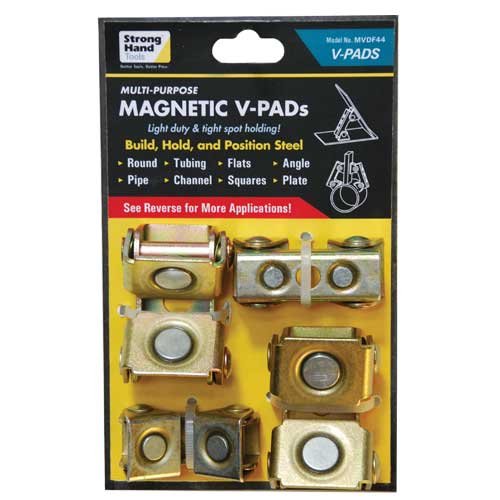 new Strong hand Tools MVDF44 Adjustable Magnetic V-Pads, 4-Piece