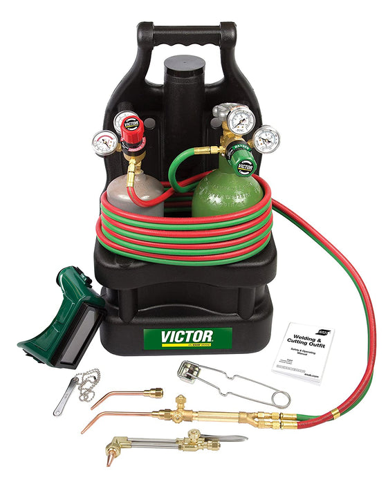 Victor G150 J CPT Torch Kit Tote With Tanks For Welding And Cutting Victor G150 J CPT Torch Kit Tote With Tanks For Welding And Cutting
