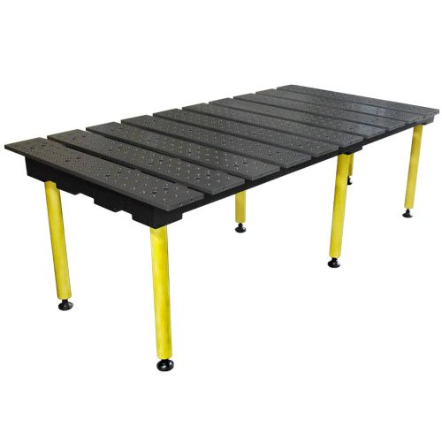 BuildPro® Slotted 6 1/2' x 3' Table With Heavy Duty Leg