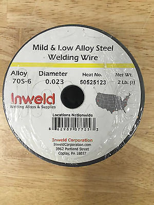 2 lb Roll ER70S-6 Mild Steel MIG Welding Weld Wire .030