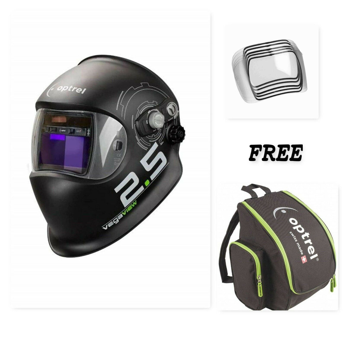Optrel VegaView Welding Helmet - Lens & Backpack | Welding For Less