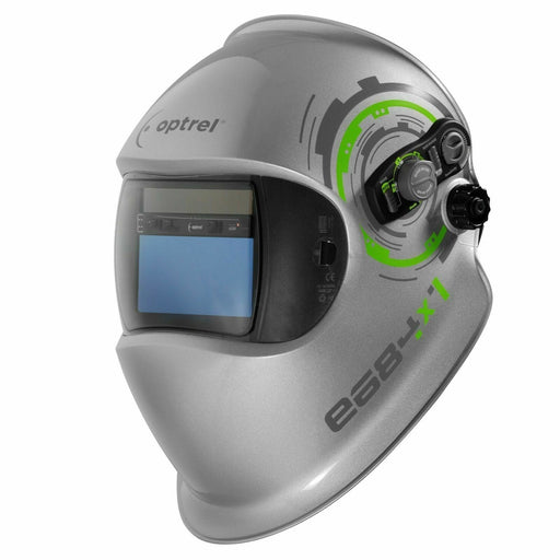 Optrel e684 Series Silver Expert Series Welding Helmet 1006.500 SWISS MADE