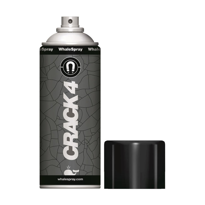 1825S0020 WhaleSpray Crack 4 NDT Black Magnetic Particles, 9oz Spray
