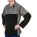 Weldas Arc Knight® Heavy Duty Welding Jacket Cotton Leather Sleeves M L XL 2X 3X