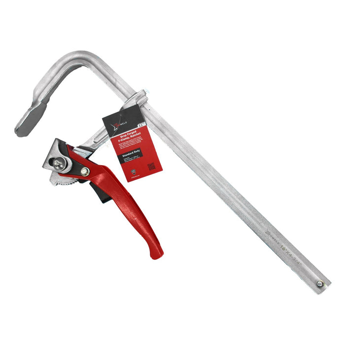 TCFR121200SD XTRweld Clamp, F, Ratchet, 1200 PSI, 12" Steel, Chrome Plated