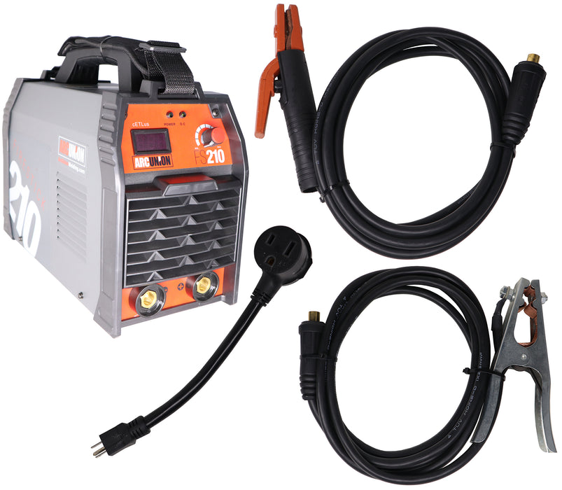 arc union dc 210 dual voltage input IGBT stick welder package 115v 230v