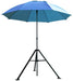 Black Stallion Core Industrial Umbrella w/Tripod Stand UB250-BLU