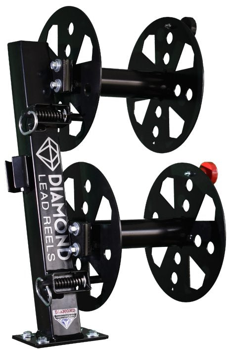 Diamond Lead Reels Heavy Duty Double Welding Cable Lead Reel, 10 Inch