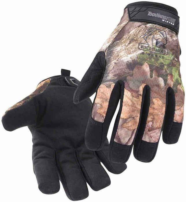 Black Stallion GW4640 Mossy Oak Winter Mechanic's Gloves, Large